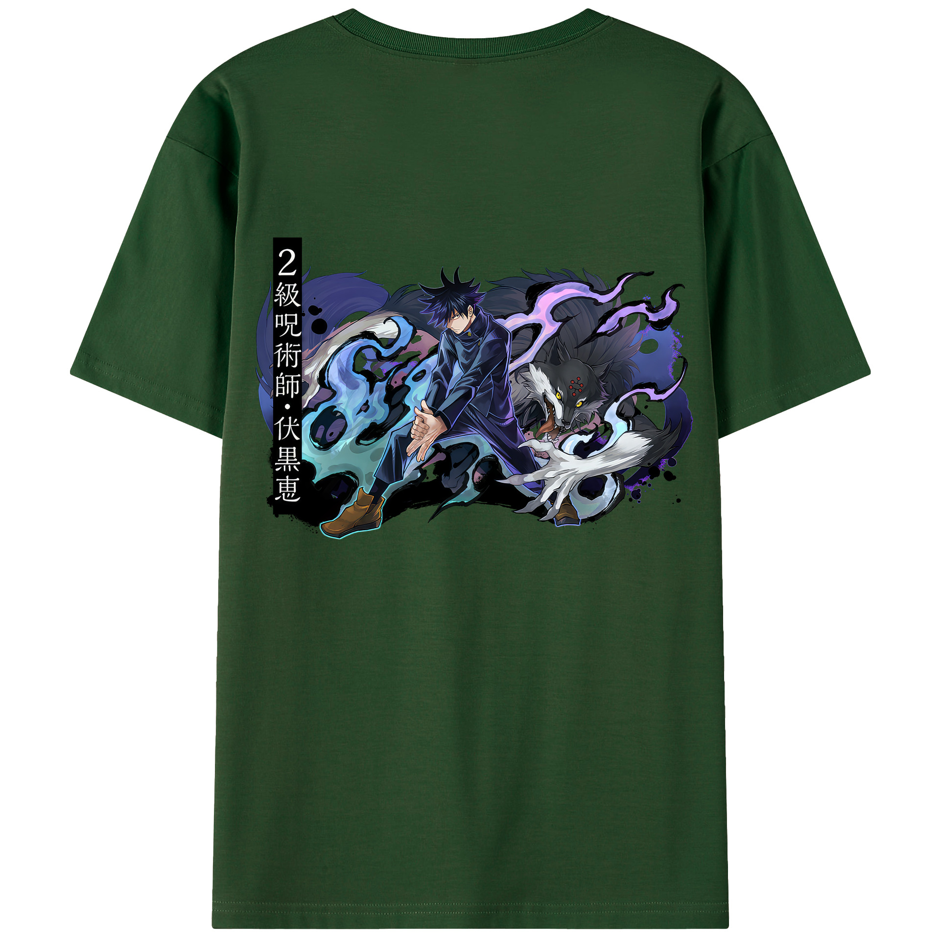 （画像用） 呪術廻戦 Jujutsu Kaisen 綿100％半袖Tシャツ（背面プリント）